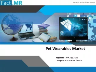 Pet Wearables Market - Fact.MR