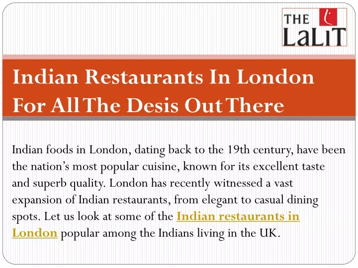 indian restaurants in london for all the desis