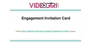 engagement invitation card
