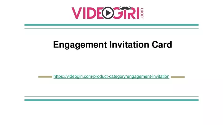 engagement invitation card