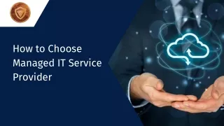 how to choose managed it service provider