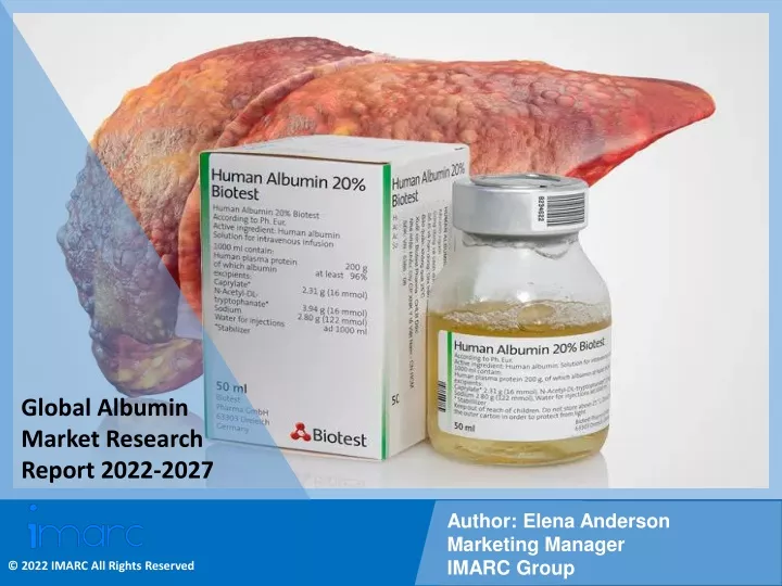 global albumin market research report 2022 2027