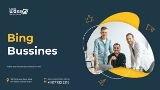 bing bussines