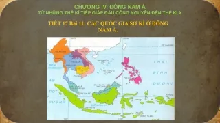 Bài giảng Lịch sử 6 - Bài 11: Các quốc gia sơ kì ở Đông Nam Á