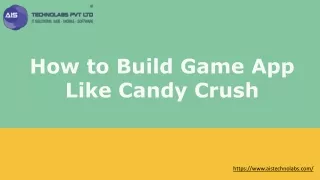 How to Build Game App Like Candy Crush