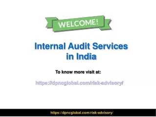 internal audit services in india