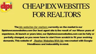 Idx website for realtors