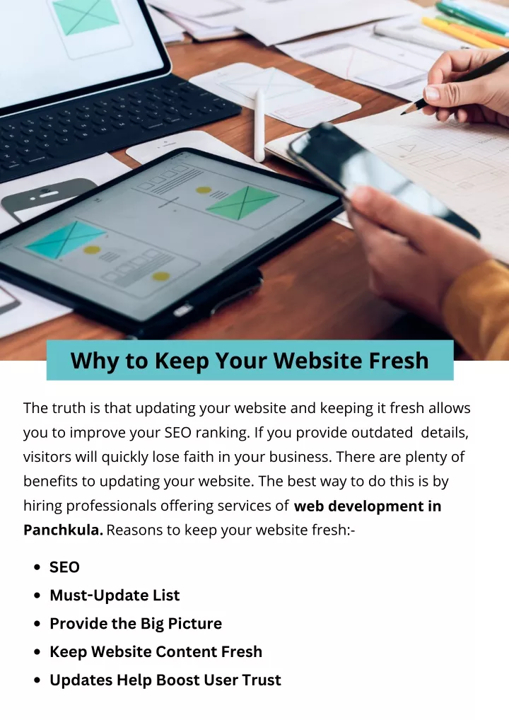 why to keep your website fresh