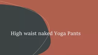 Yoga pants