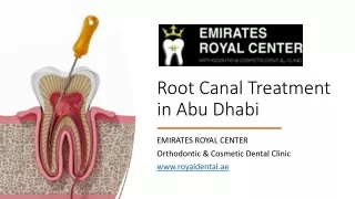 Root Canal Treatment in Abu Dhabi_