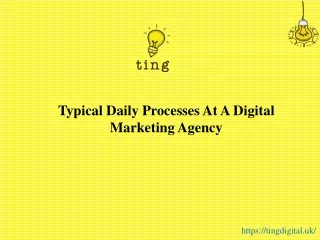 Typical Daily Processes At A Digital Marketing Agency