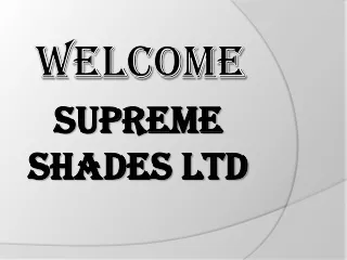 welcome