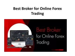 Best Broker for Online Forex Trading