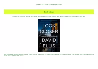 {EBOOK} Look Closer [PDF EBOOK EPUB KINDLE]