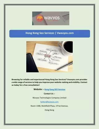 Hong Kong Seo Services | Vwavyos.com
