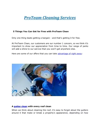 ProTeam Cleaning Services