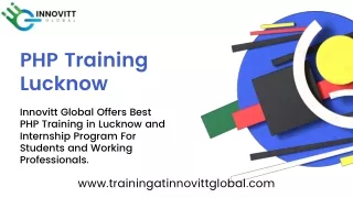 php training lucknow innovitt global offers best