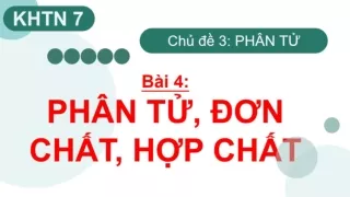 Bài giảng Khoa học tự nhiên 7 - Chủ đề 3: Phân tử