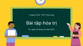 Bài giảng Hóa học 8 - Bài tập hóa trị