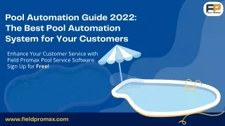 Pool Automation Guide 2022 The Best Pool Automation System for Your Customers