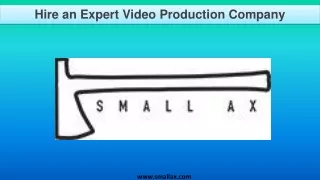 Hire an Expert Video Production Company