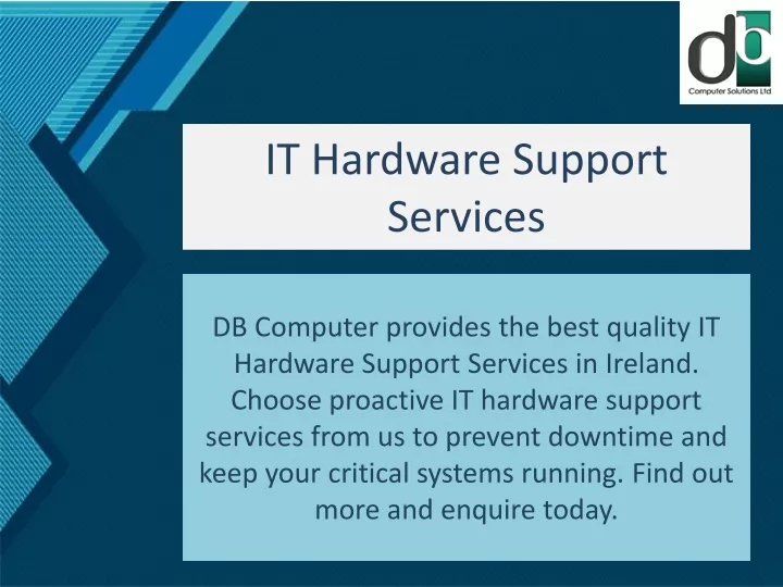 it hardware support services