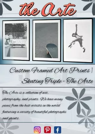 Custom Framed Art Prints | Skating Triple - The Arte