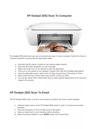 hp deskjet 2652 scan to computer