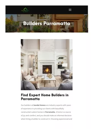 Builders Parramatta