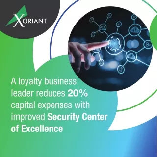Improved infrastructure and application security with 20% reduced capital expens