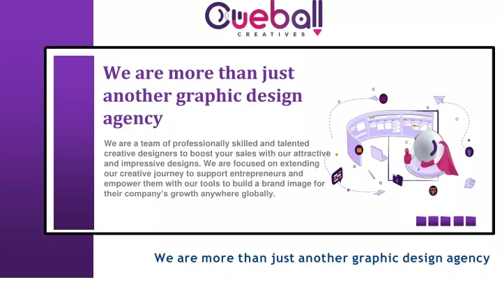 we are more than just another graphic design