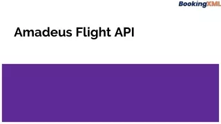 amadeus flight api