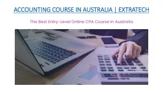 ACCOUNTING COURSE IN AUSTRALIA