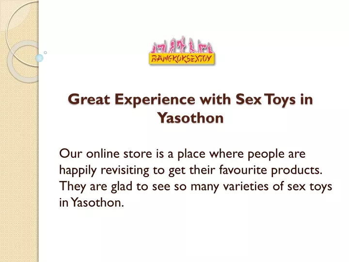 great experience with sex toys in yasothon