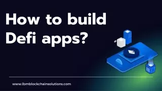 How to build Defi apps
