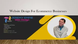 Website Design For Ecommerce Businesses