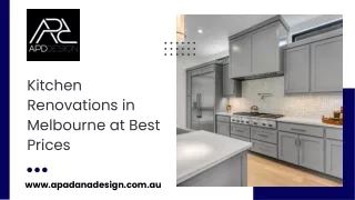 Kitchen Renovations in Melbourne at Best Prices