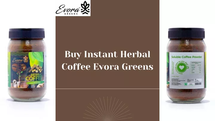 buy instant herbal coffee evora greens