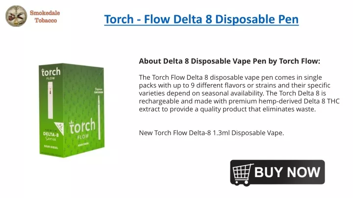 torch flow delta 8 disposable pen