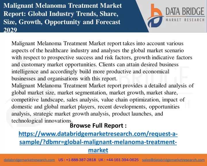 malignant melanoma treatment market report global
