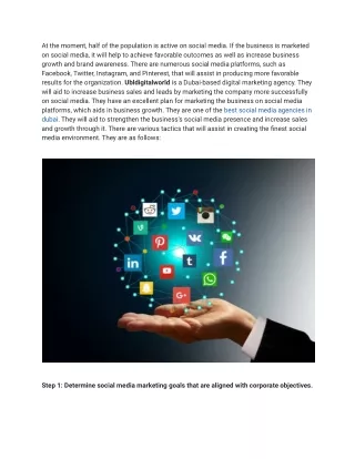 Create An Good Social Media Strategy