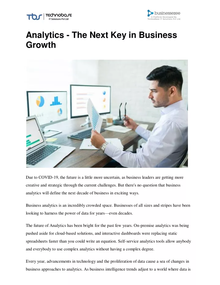 analytics the next key in business growth