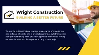 we are the builders that can manage a wide range