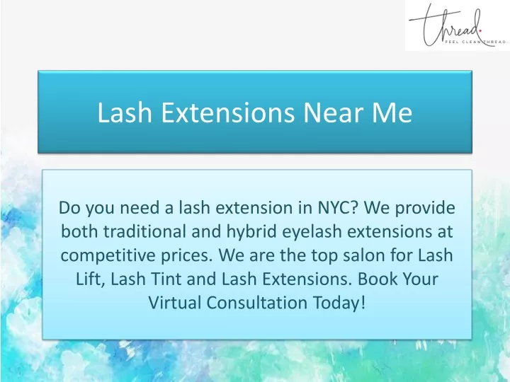 lash extensions near me