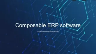 composable erp software