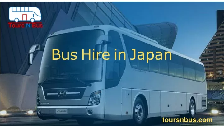 bus hire in japan