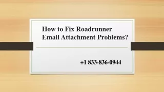 how to fix roadrunner email attachment problems