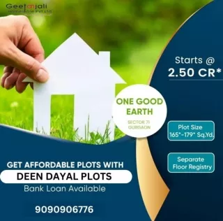 One good earth deen dayal plots - Geetanjali Homestate