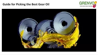 How to Pick the Best Gear Oil
