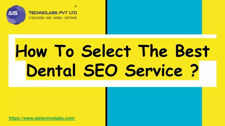 how to select the best dental seo service